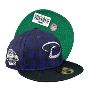 New Era Arizona Diamondbacks 59FIFTY Fitted Hat 2001 World Series Patch 7 5/8